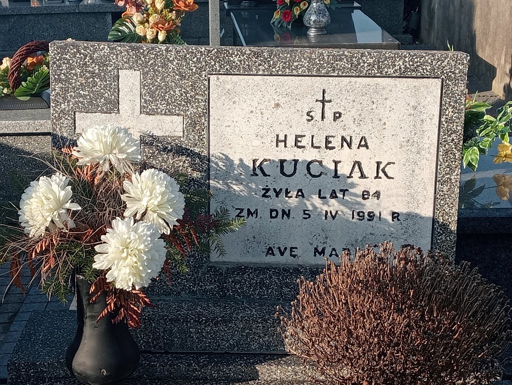 Helena Kuciak Mszczonów - Grobonet - Wyszukiwarka osób pochowanych