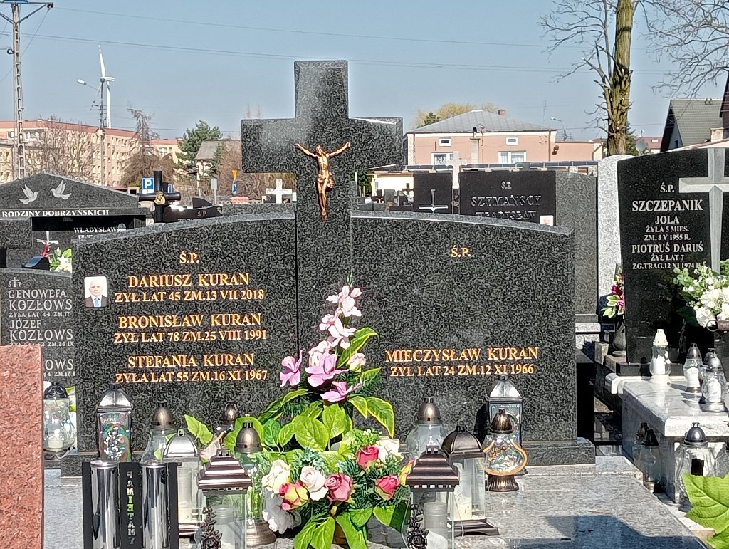 Dariusz Kuran Mszczonów - Grobonet - Wyszukiwarka osób pochowanych
