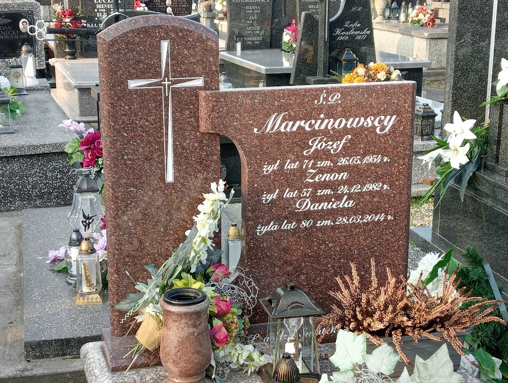 Zenon Marcinowski Mszczonów - Grobonet - Wyszukiwarka osób pochowanych