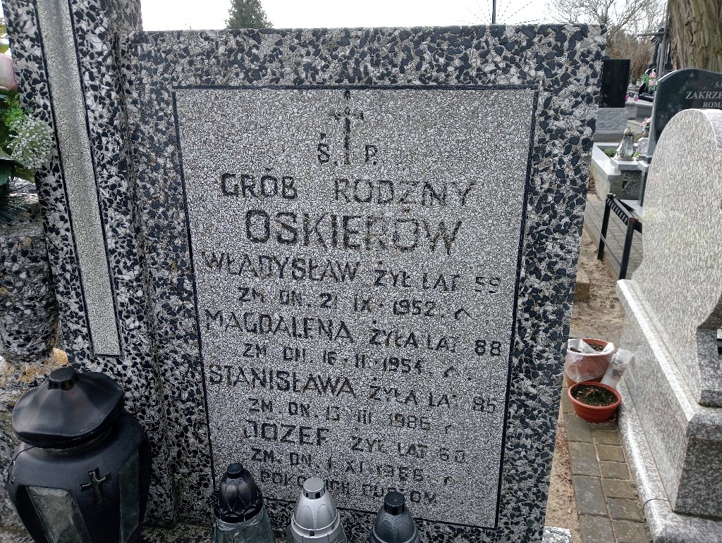 Władysław Oskiera Mszczonów - Grobonet - Wyszukiwarka osób pochowanych
