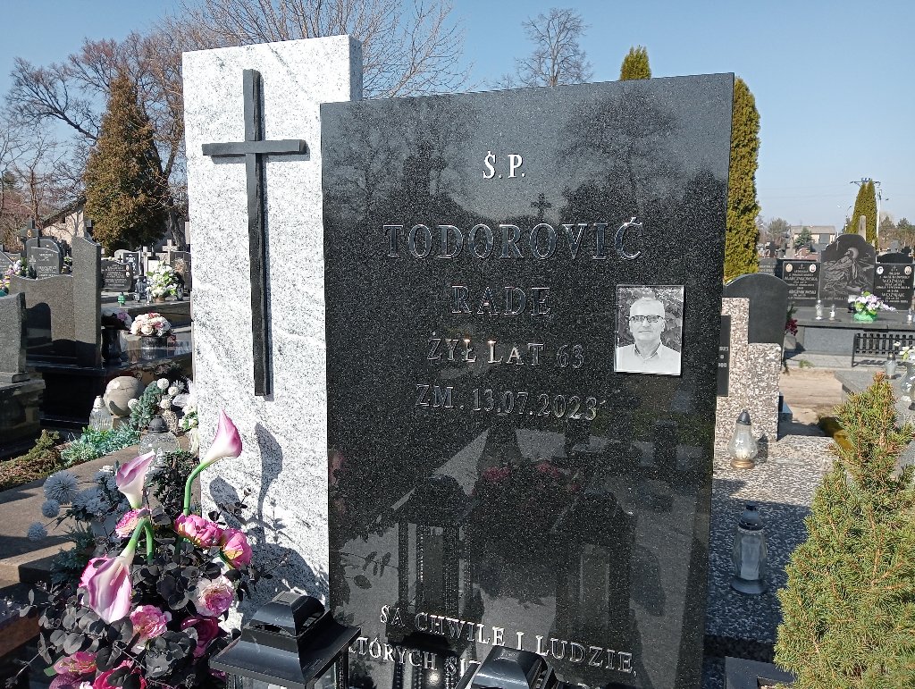 Rade Todorović 1960 Mszczonów - Grobonet - Wyszukiwarka osób pochowanych