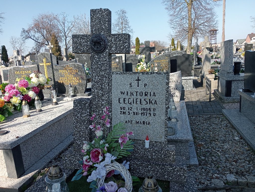Wiktoria Cegielska 1906 Mszczonów - Grobonet - Wyszukiwarka osób pochowanych